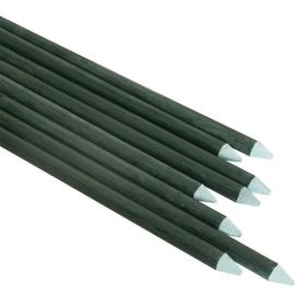 40PC 1/4inch 4ft Dark Green Solid Sticks For Plant Support Offer High Strength, Corrosion Resistance, And Durability, Suitable For Flowers, Veget (Option: 14inch4ft)